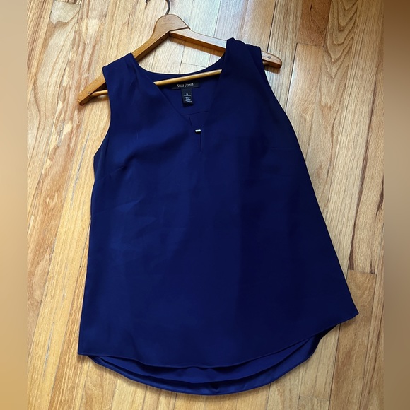 WHBM Cami Blouse Blue Size Medium - Picture 1 of 6